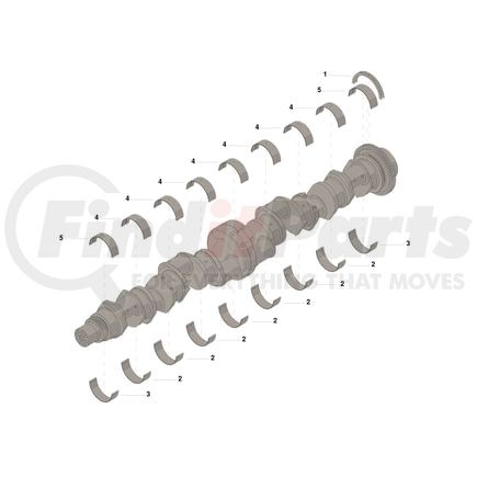 Cummins 3018212 Main Bearing (020) Set