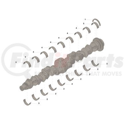 Cummins 3018213 Main Bearing (030) Set