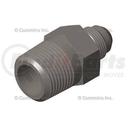 3034123 by CUMMINS - Engine Oil Cooler Line Connector - Male, fits N14 MECHANICAL Engine Model