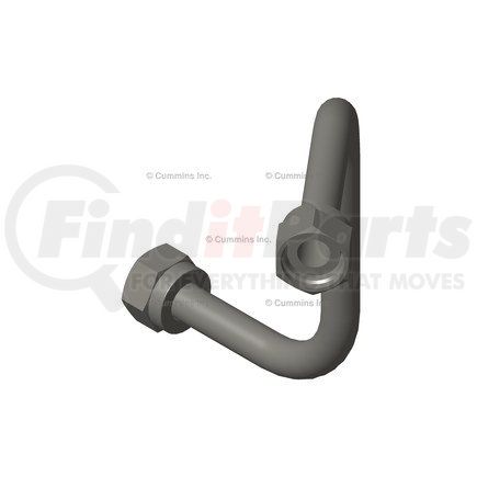 3076182 by CUMMINS - Air Brake Compressor Water Inlet Hose