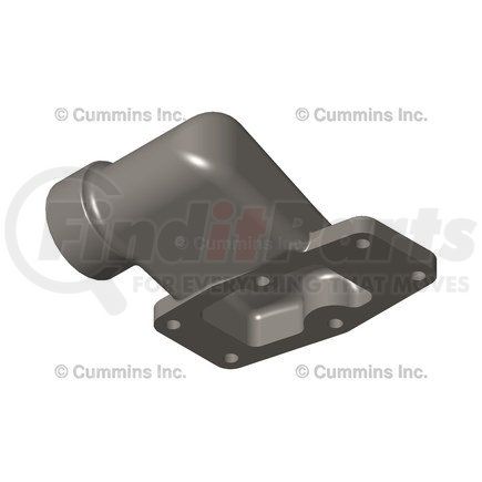 3035368 by CUMMINS - Engine Coolant Water Outlet Tube