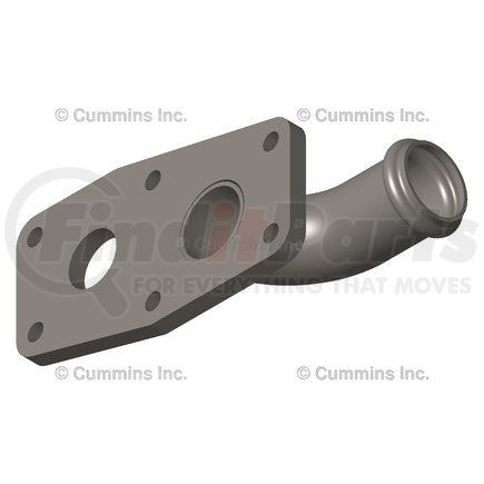 3095803 by CUMMINS - Engine Coolant Water Outlet Tube