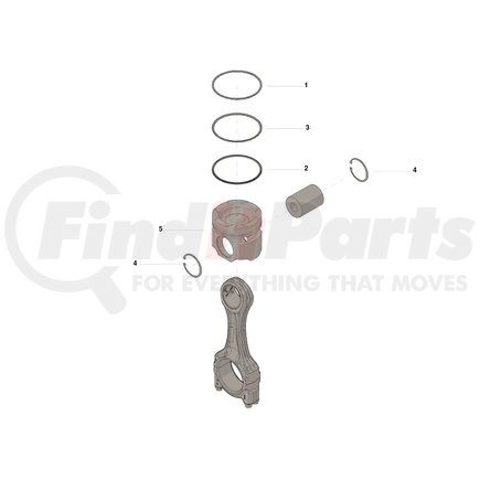 3800877 by CUMMINS - Engine Piston Kit