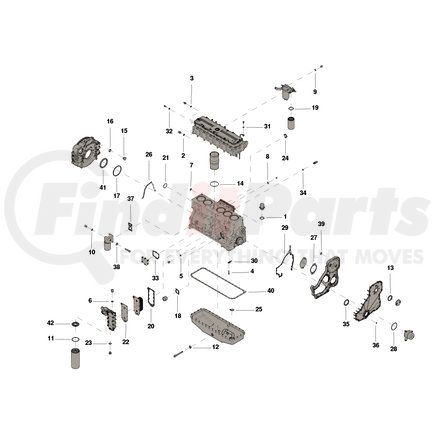 3800929 by CUMMINS - Engine Gasket Set