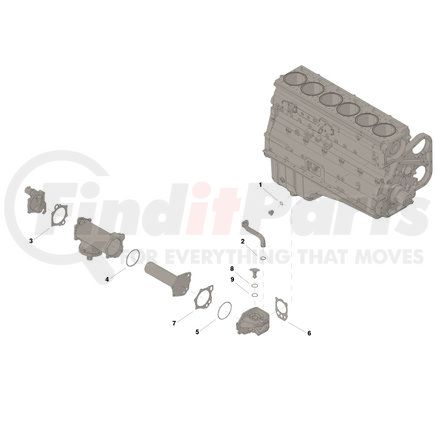 3801198 by CUMMINS - Engine Oil Cooler Repair Kit