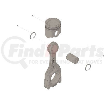 3801246 by CUMMINS - Engine Piston Kit