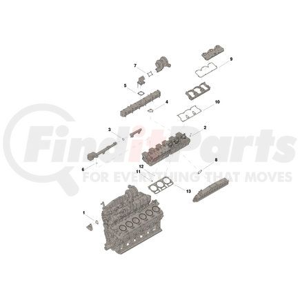 Cummins 3801403 Single Head Gasket Set