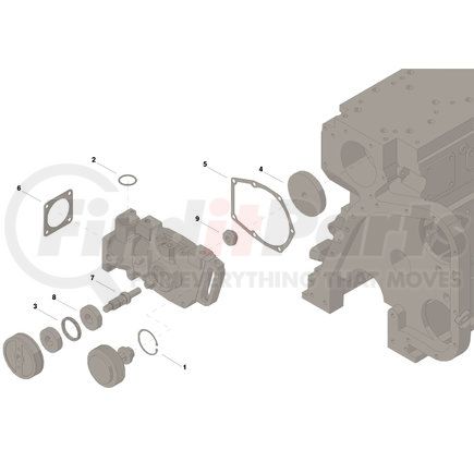 3801712 by CUMMINS - Engine Water Pump Repair Kit