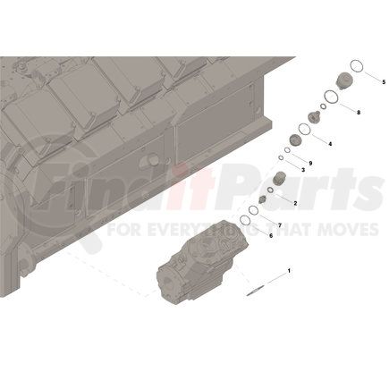 3801729 by CUMMINS - Air Brake Compressor Pressure Relief Valve Repair Kit