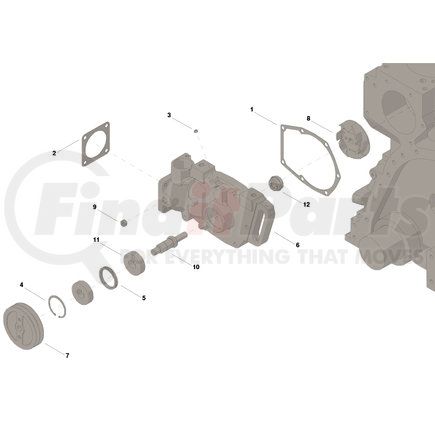 Cummins 3801784 Engine Water Pump Engine Water Pump