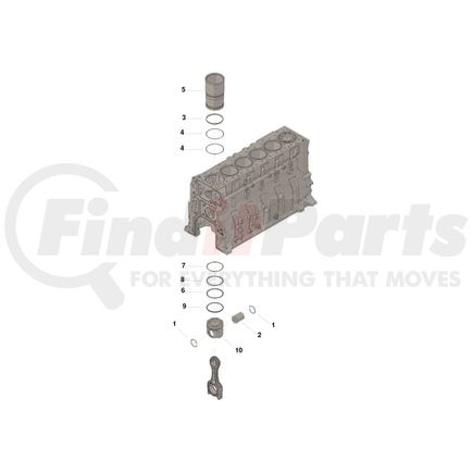 3801823 by CUMMINS - KIT,CYLINDER