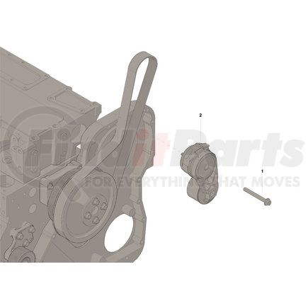 Cummins 3802287 Accessory Drive Belt Tensioner Assembly Belt Tensioner