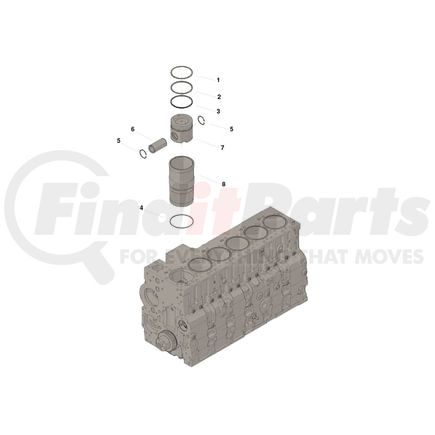 Cummins 3802404 KIT,CYLINDER