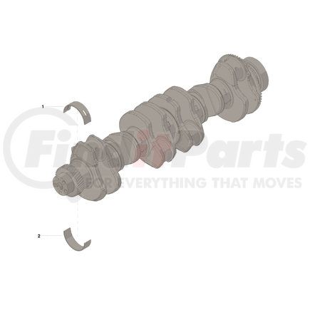 3802553 by CUMMINS - Engine Crankshaft Main Bearing