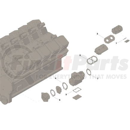 3803065 by CUMMINS - SET,AIR COMPRESSOR GASKET