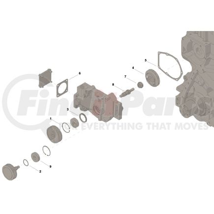Cummins 3803202 Engine Water Pump Repair Kit Engine Water Pump Repair Kit - Major