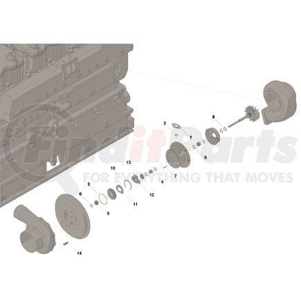3803201 by CUMMINS - KIT,TUR REPAIR