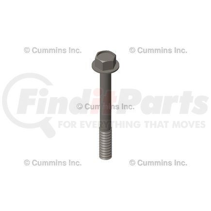 3864119 by CUMMINS - Screw Cap - Hexagon Flange Head