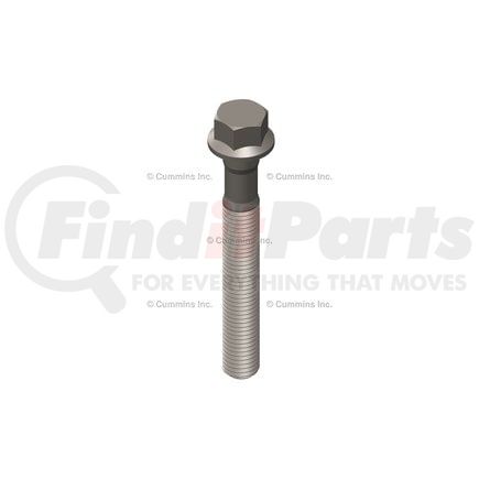 3904987 by CUMMINS - Alternator Bolt - M10 x 1.50 x 150. M10 x 1.5 x 150, Head Hex Flange