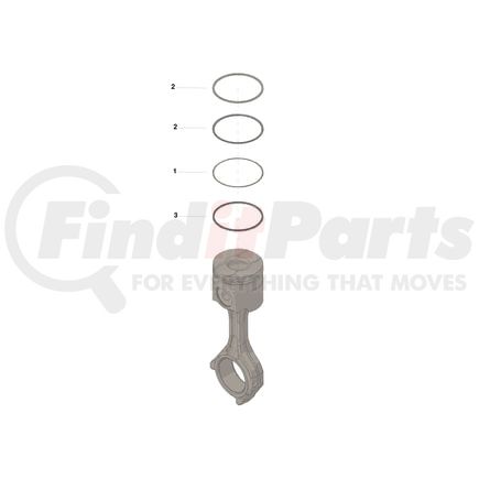 Cummins 3803881 Compressor Ring Set