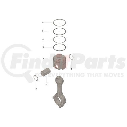 Cummins 3803893 Compressor Piston Kit