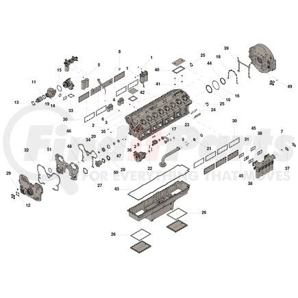 3804300 by CUMMINS - SET,LOWER ENGINE GASKET