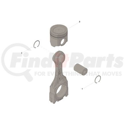 3804416 by CUMMINS - Engine Piston Kit