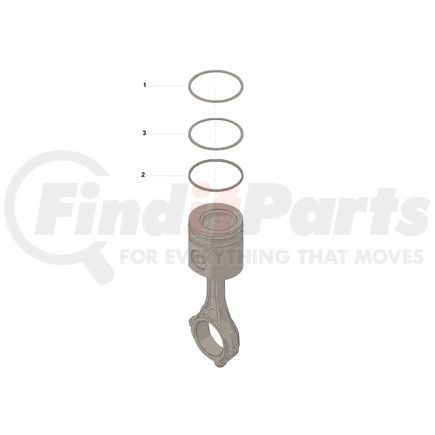 Cummins 3804932 Piston Ring Set