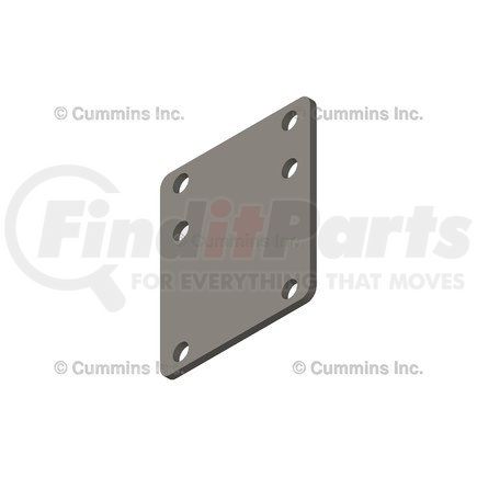 3818127 by CUMMINS - Turbocharger Mounting Plate - fits ISM CM570 Engine Model