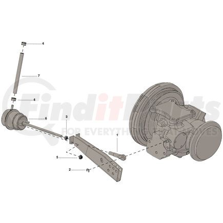 4030069 by CUMMINS - Turbocharger Wastegate Actuator - fits 6B5.9 Engine Model