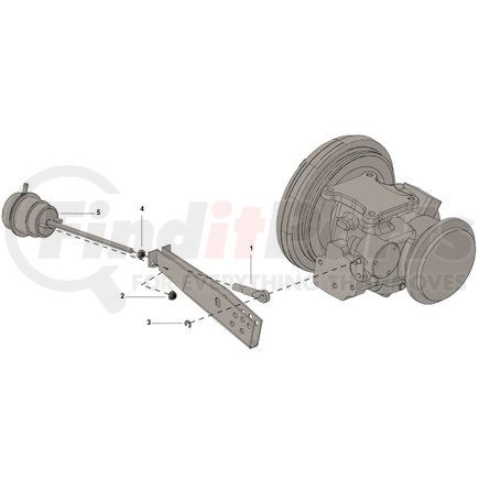 4030229 by CUMMINS - KIT,WASTEGATE ACTUATOR