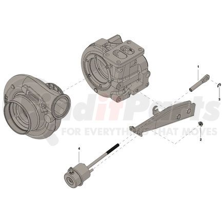 4030260 by CUMMINS - Turbocharger Variable Geometry (VGT) Actuator