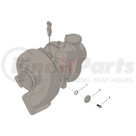 4042571 by CUMMINS - Turbocharger - fits ISL CM850 Engine Model