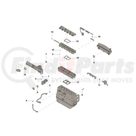 4024919 by CUMMINS - Engine Gasket Set - Upper