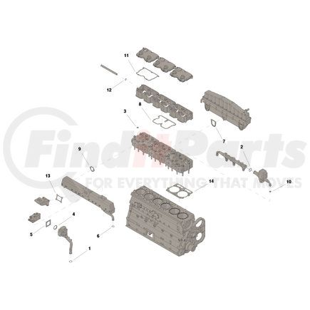Cummins 4024948 Upper Engine Gasket Set