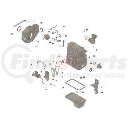 Cummins 4025108 Lower Engine Gasket Set