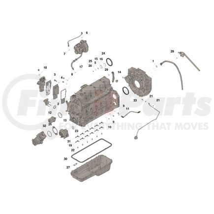 Cummins 4025139 SET,LOWER ENGINE GASKET