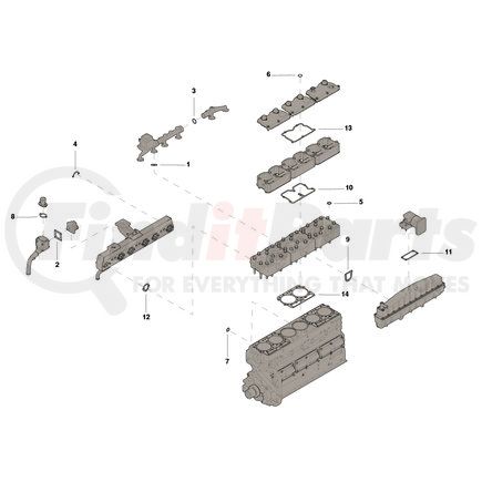 4024959 by CUMMINS - Engine Gasket Set