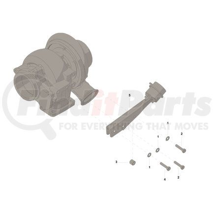 4027136 by CUMMINS - Turbocharger Bracket - Kit