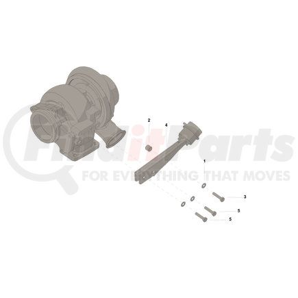 4027142 by CUMMINS - Turbocharger Bracket