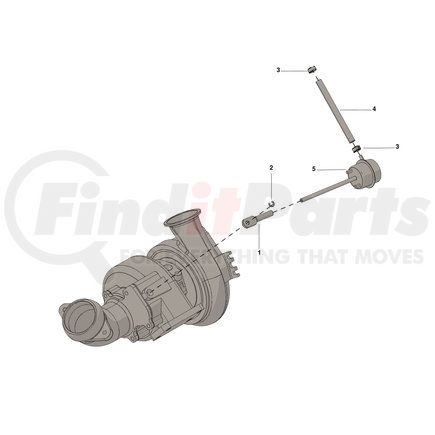 4029923 by CUMMINS - Turbocharger Wastegate Actuator