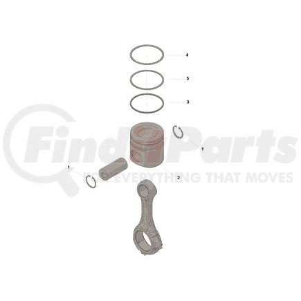 4089421 by CUMMINS - Engine Piston Kit
