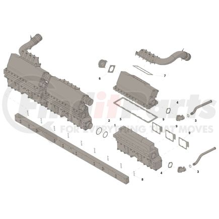 4089709 by CUMMINS - Aftercooler Gasket Kit