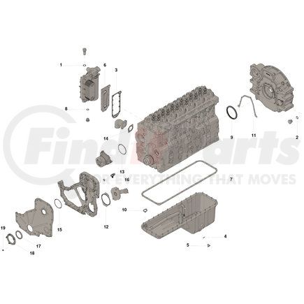 4089889 by CUMMINS - Engine Gasket Set - Lower