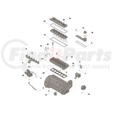 Cummins 4089957 SET,UPPER ENGINE GASKET