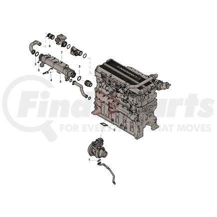 4309434 by CUMMINS - Engineering Cooler Kit