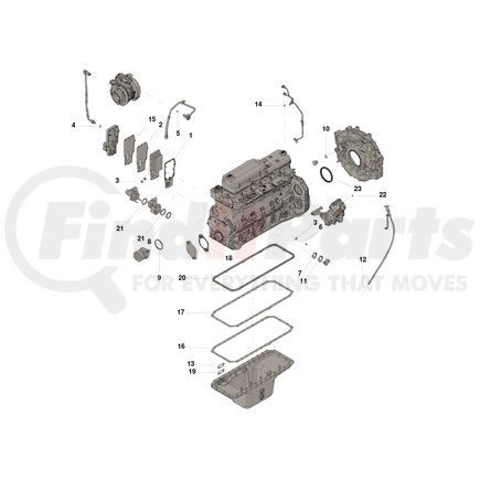 4376091 by CUMMINS - Engine Gasket Set