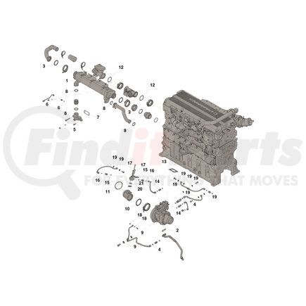 4376143 by CUMMINS - Engineering Cooler Kit