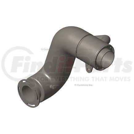 4989831 by CUMMINS - Exhaust Pipe Connector - Outlet