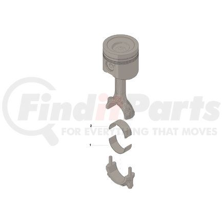 4993838 by CUMMINS - Engine Connecting Rod Bearing